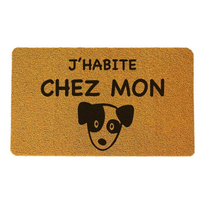 Dörrmatta Jag bor med min hund - minst 5 st för wholesale av MY CITY MEMORY