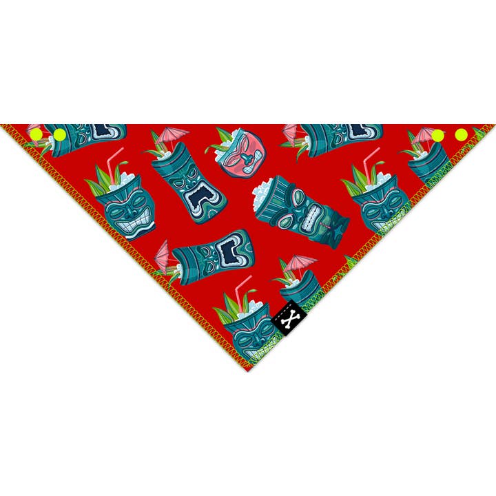 Röd Tiki Hund Bandana för wholesale av Bad Service Dogs