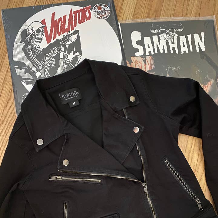 Roadrunner Black Moto Jacket and other Purchase Wholesale roadrunner. Free Returns & Net 60 Terms on Faire trending on Faire.