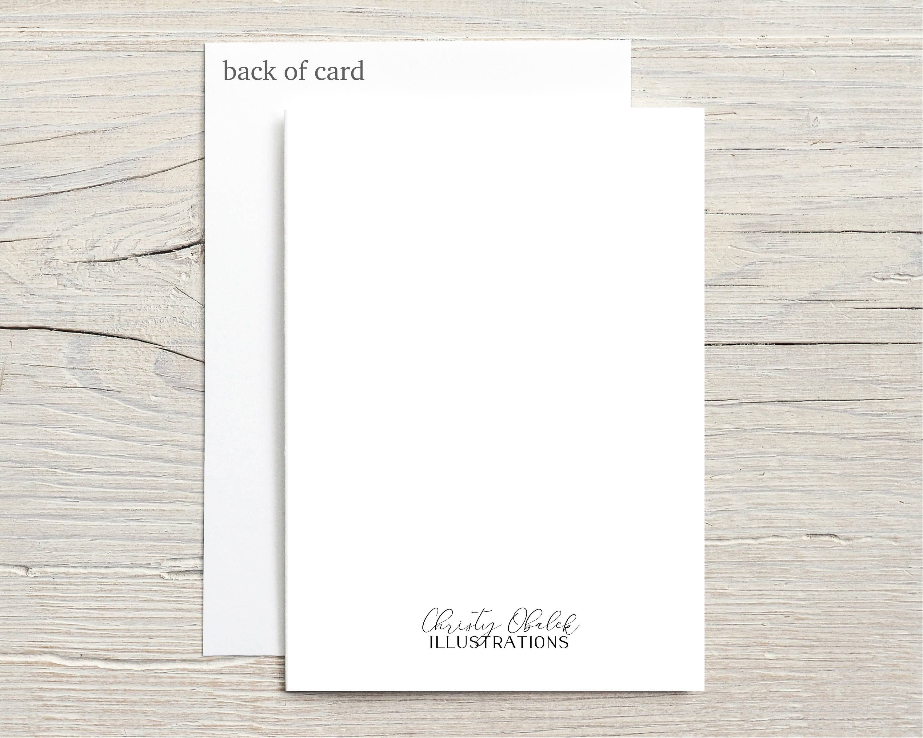 Christy Obalek Illustration - Wholesale Season's Greetings Card - Whimsical Fox and Snowglobe watercolour holiday card1