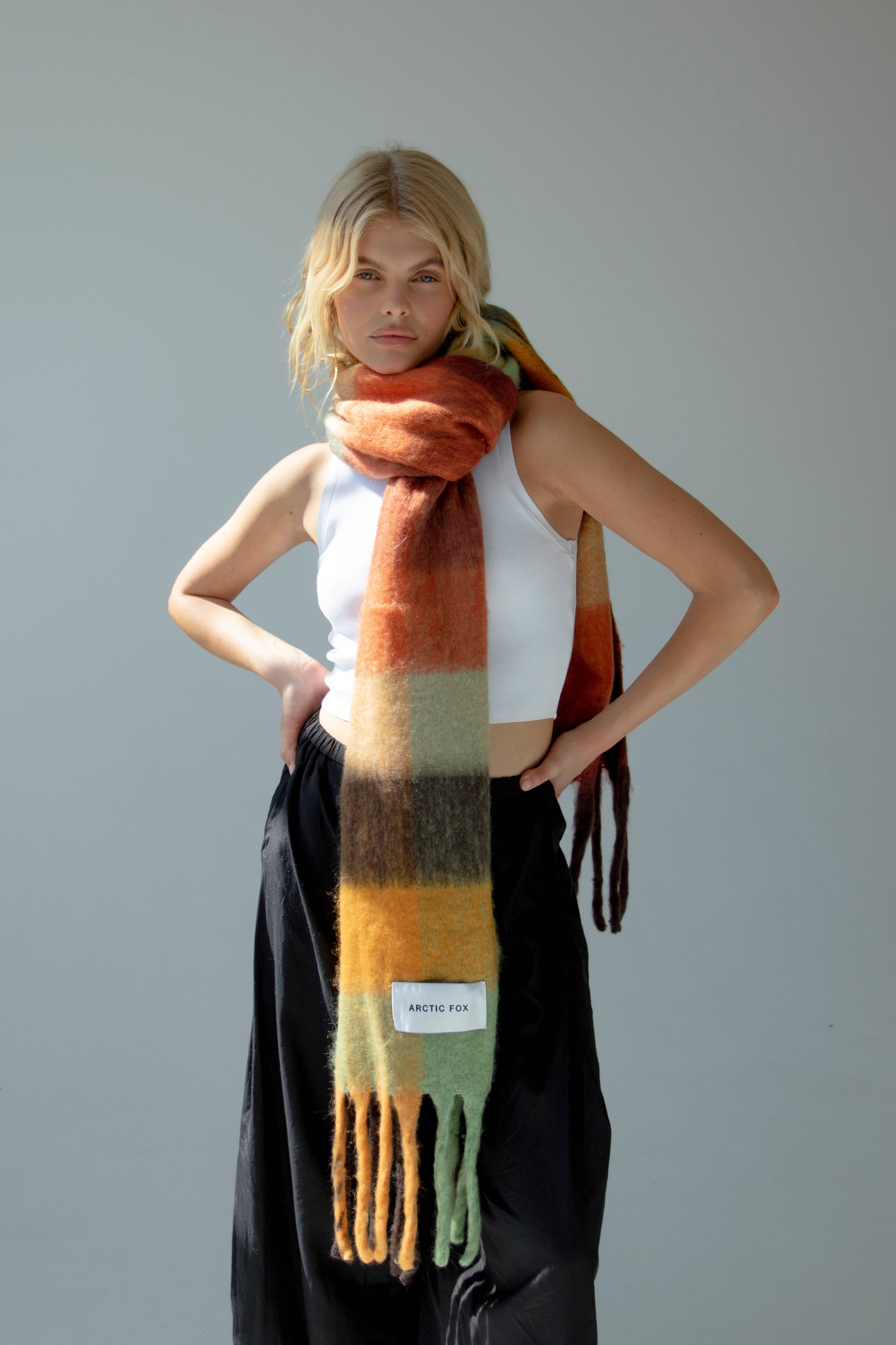 Arctic Fox & Co. - North America - Wholesale Scarf - Women's - The Reykjavik Scarf - 100% Recycled - Kyoto Gardens2