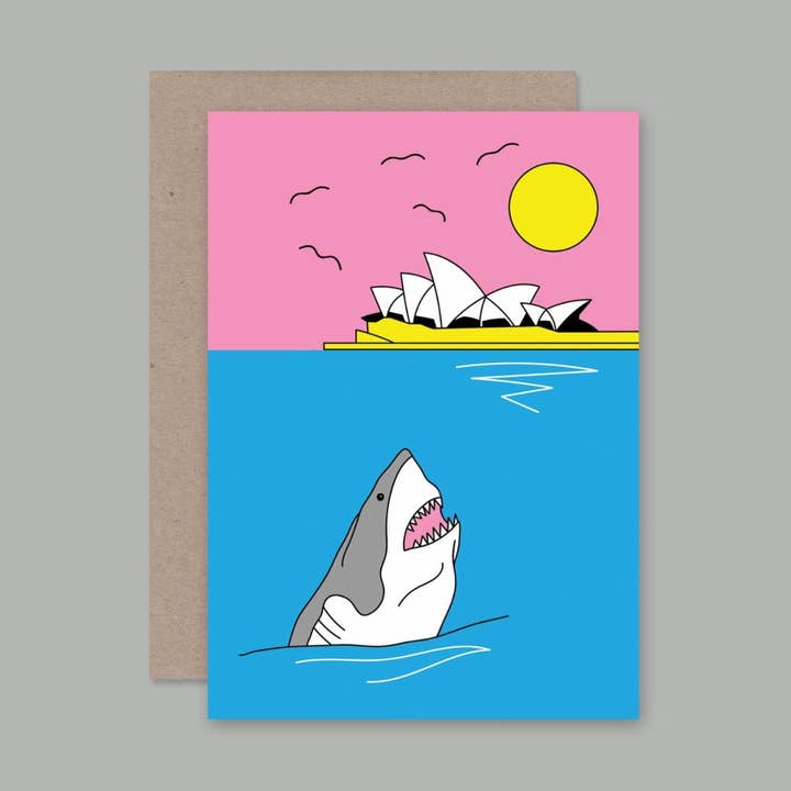 OPERA SHARK card for wholesale by AHD Paper Co