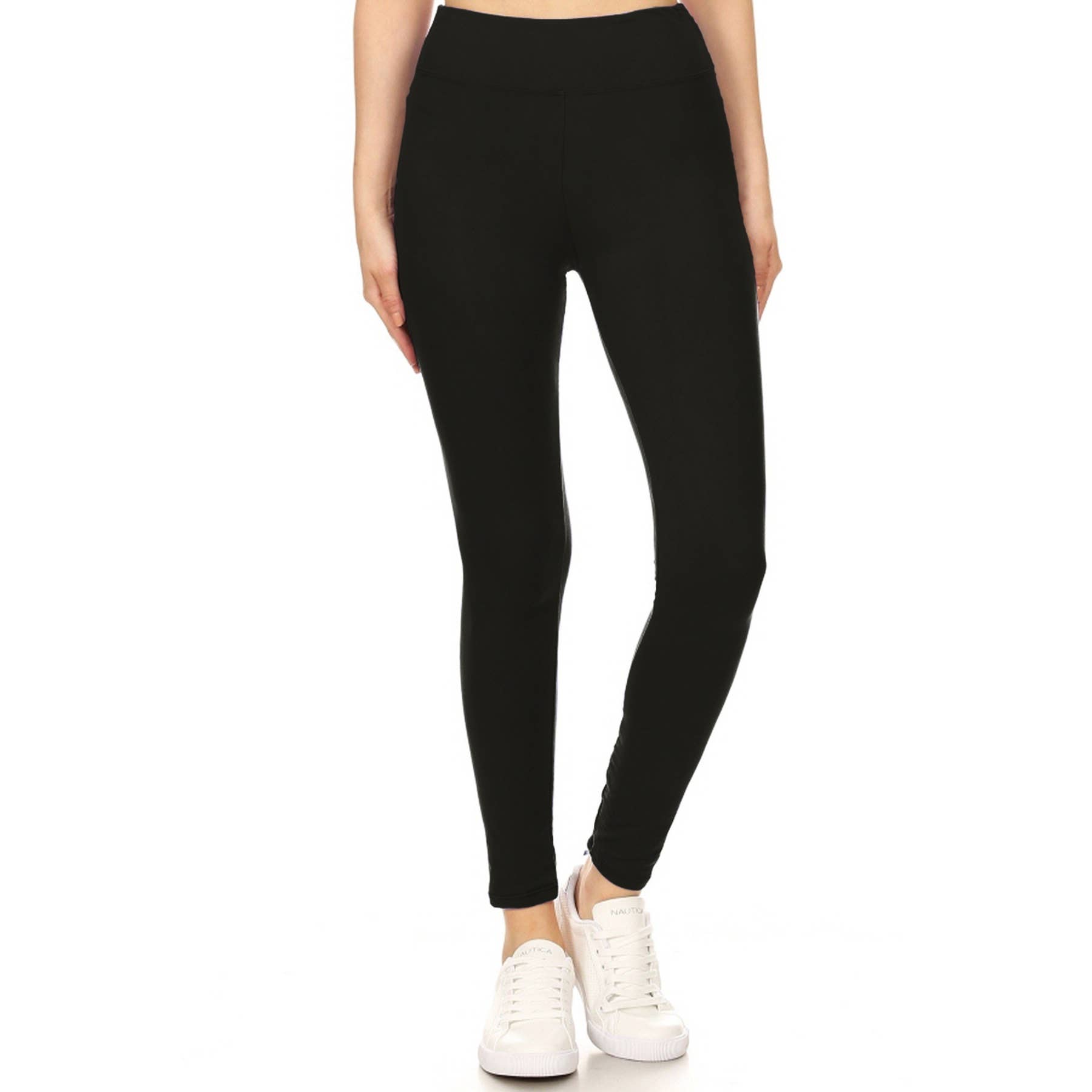 Leggings Depot - Wholesale Athletic/Lounge Leggings - Women's - 3" Yoga Band Buttery Soft Solid Leggings (S-XL)1