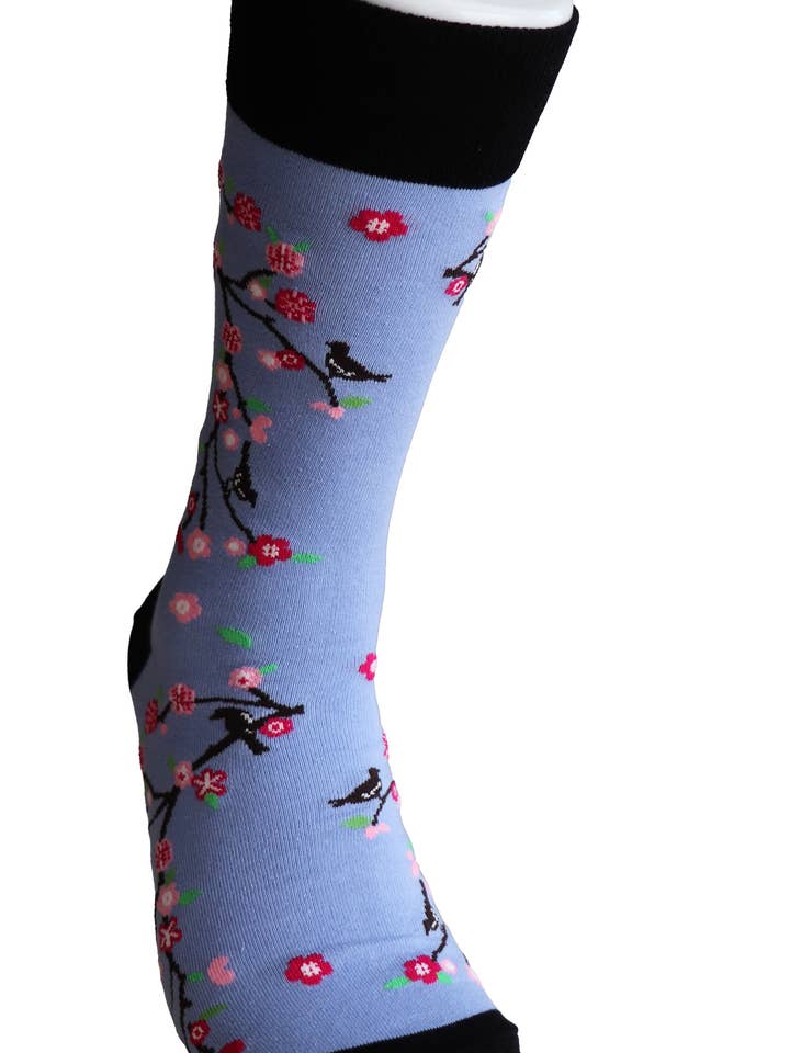 Cherry Blossom Flower Unisex Socks for wholesale by SoXcellent