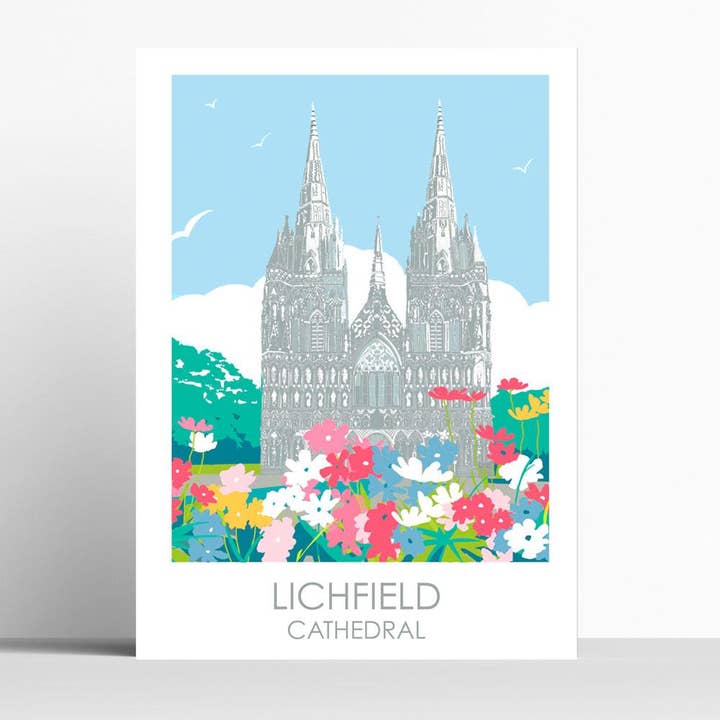 Catedral de Lichfield para venta al por mayor de Betty Boyns Designs