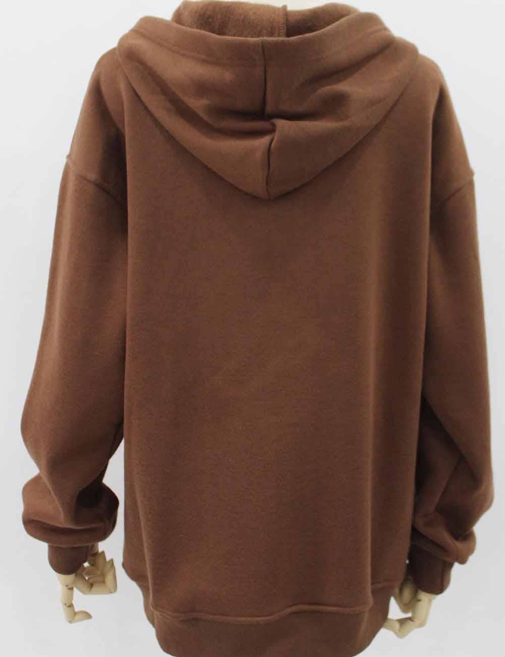 Sweetkama - Vente Sweat-shirt – femme - Sweat à capuche zippé uni pour femme à manches longues1