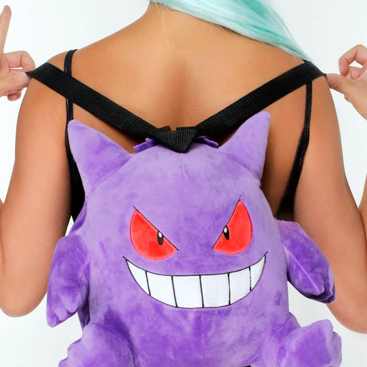 LASR - Wholesale Backpack - Women's - Pokemon Gengar Plush Backpack