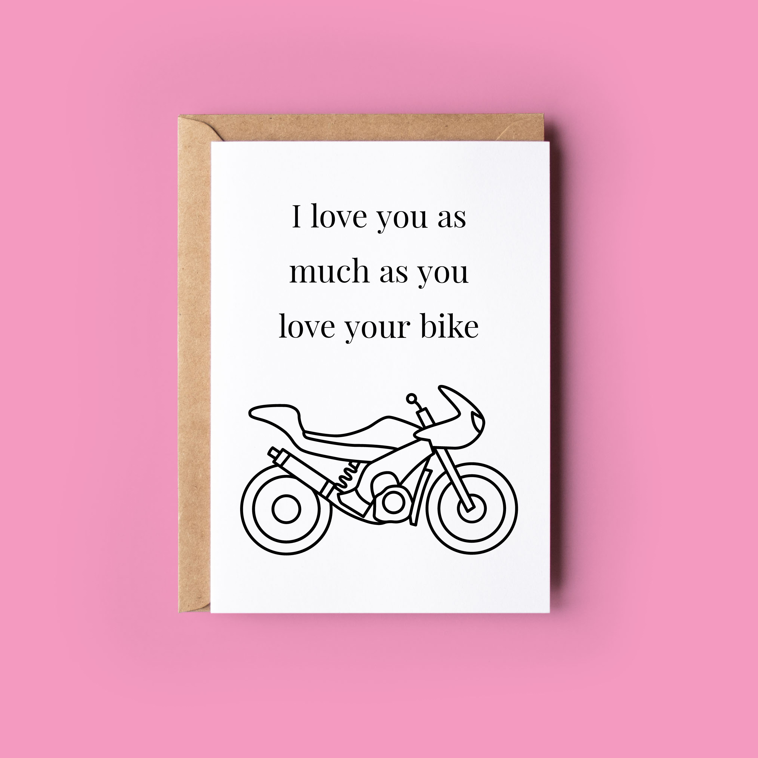 Wonky Cards - Wholesale Love Card - I Love You as Much as You Love5
