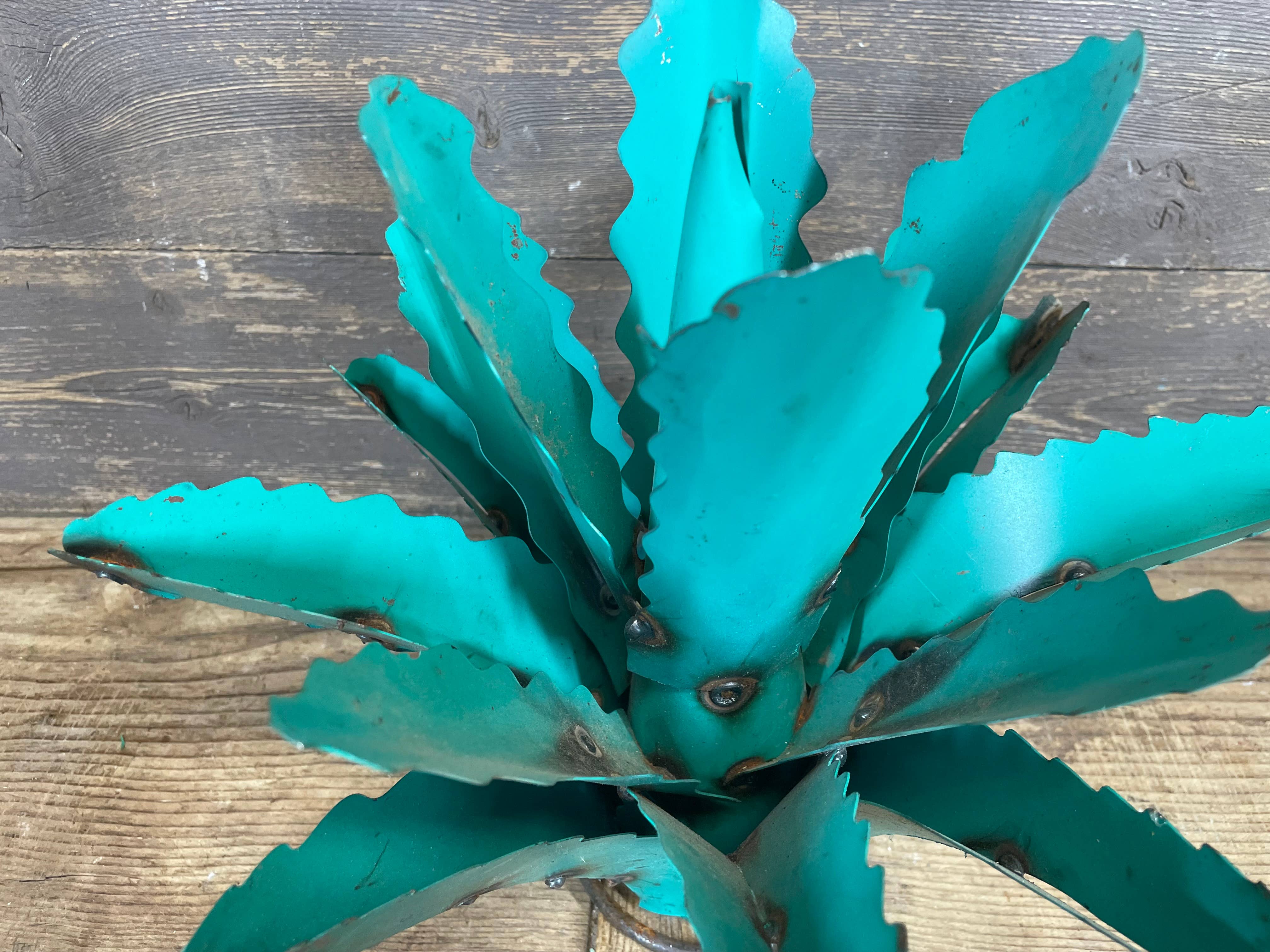 My Amigos Imports - Vendita all'ingrosso Decorazioni da tavolo - Maguey Agave Cactus di Metallo Colorato-Cactus-33x28 cm-NUOVO6