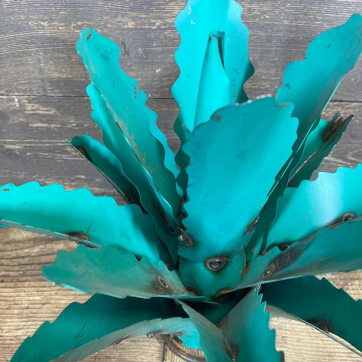 My Amigos Imports - Vendita all'ingrosso Decorazioni da tavolo - Maguey Agave Cactus di Metallo Colorato-Cactus-33x28 cm-NUOVO6