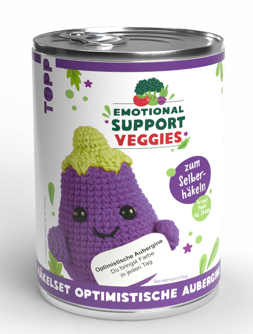 frechverlag TOPP & BusseSeewald - Wholesale Knitting/Crochet Supplies - Emotional Support Eggplant