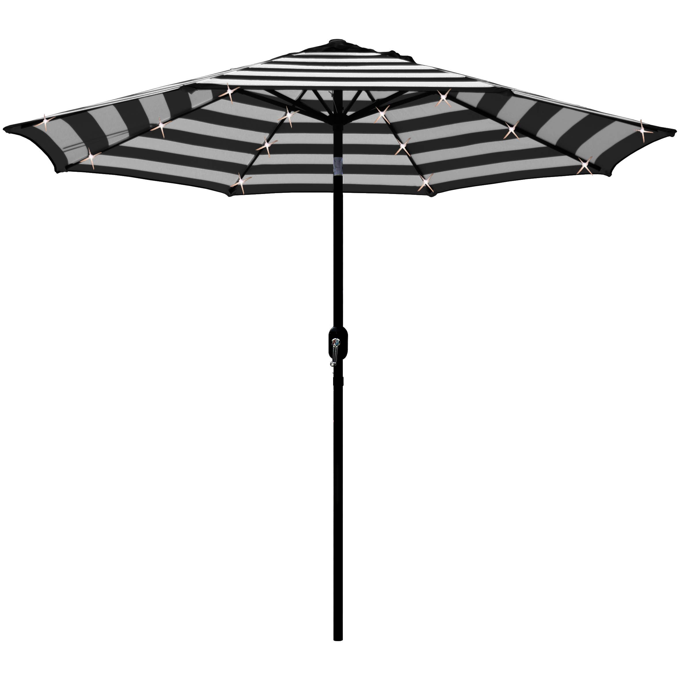Abble – wholesale Patio umbrella – 9 Feet Solar Lighted Patio Umbrella   (SKU#300260)1