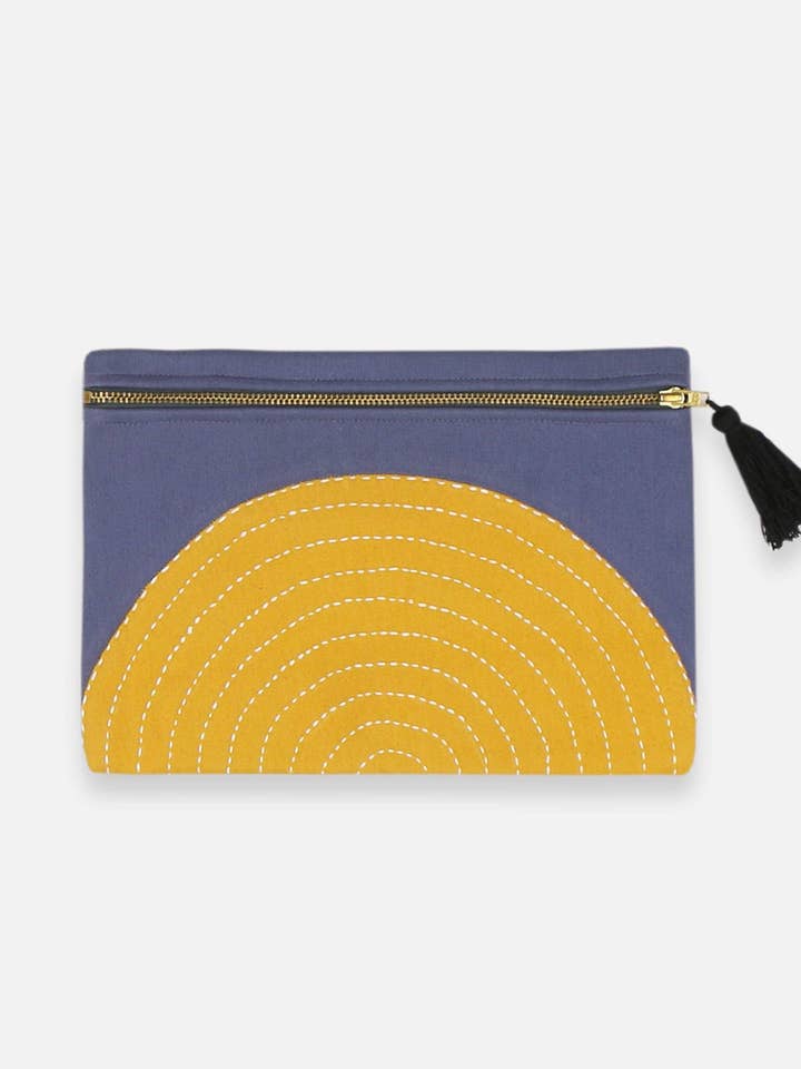 Eclipse Pouch - Slate for wholesale by Anchal