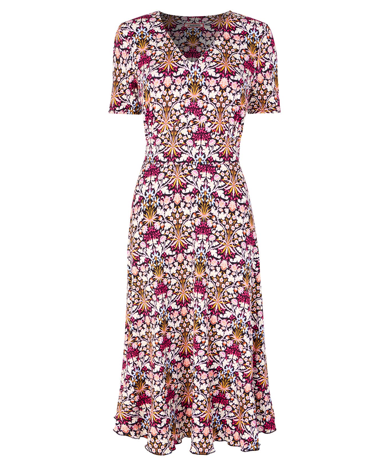 Plum Radiant Reversible Printed Jersey Dress for wholesale on Faire5