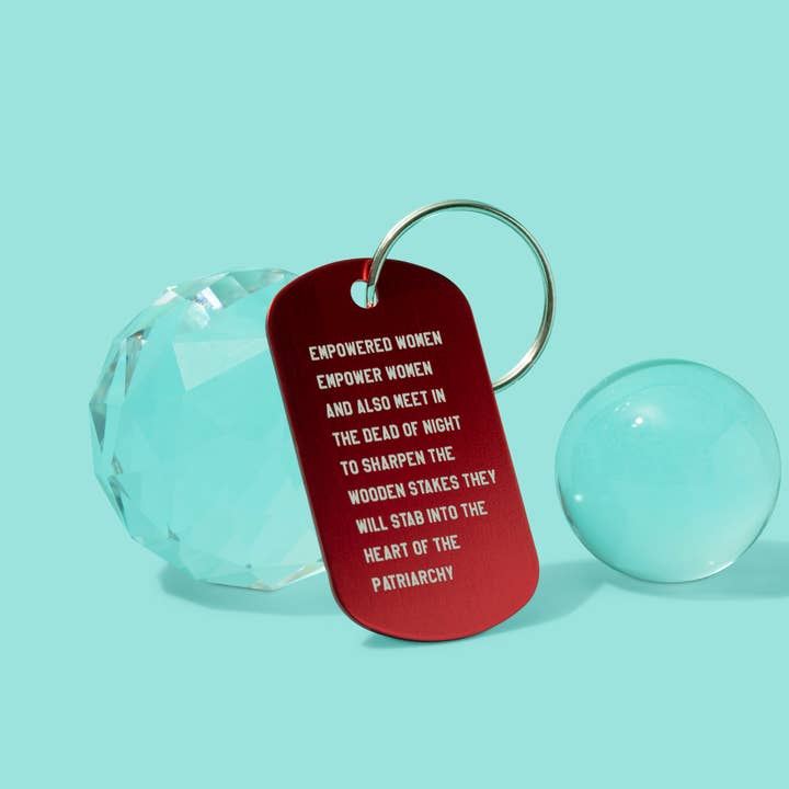 GetBullish - Vente Porte-clés – femme - Mini porte-clés féministe Empowered Women 🗡🗡🗡2
