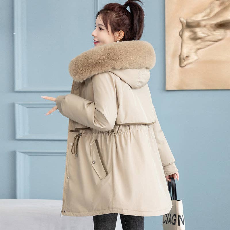 Marayn - Wholesale Parka - Women's - Chic 2025 Detachable Liner MidLength Winter Parka28