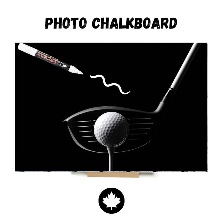 Golf - Jeannie B Photo Chalkboard for wholesale by JEANNIE B