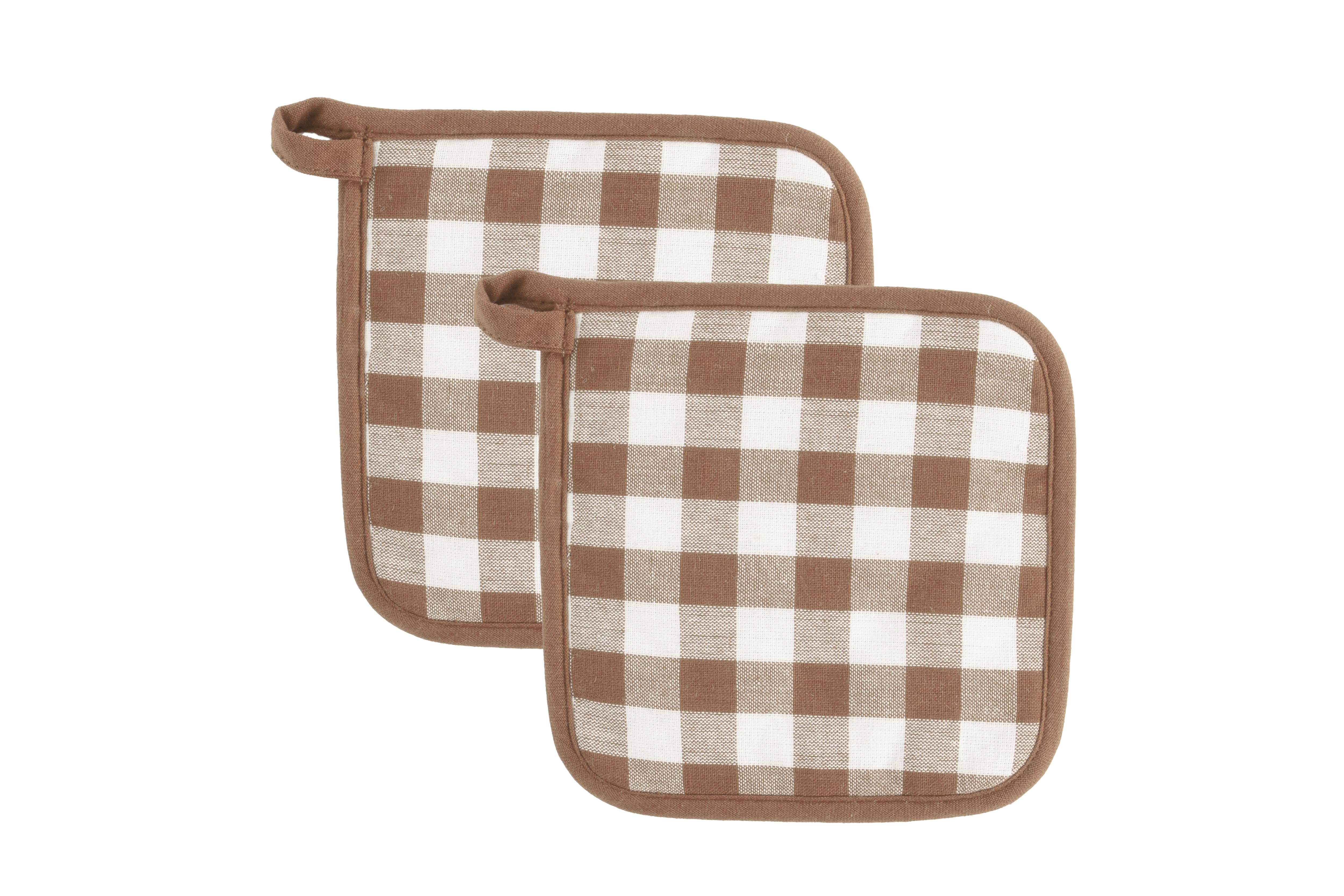 Tiseco - Wholesale Oven Mitt/Pot Holder - Pot holder GINGHAM - SET/2 - 20x20 cm9