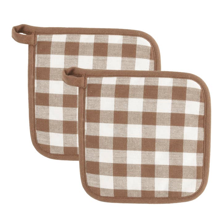 Tiseco - Wholesale Oven Mitt/Pot Holder - Pot holder GINGHAM - SET/2 - 20x20 cm9