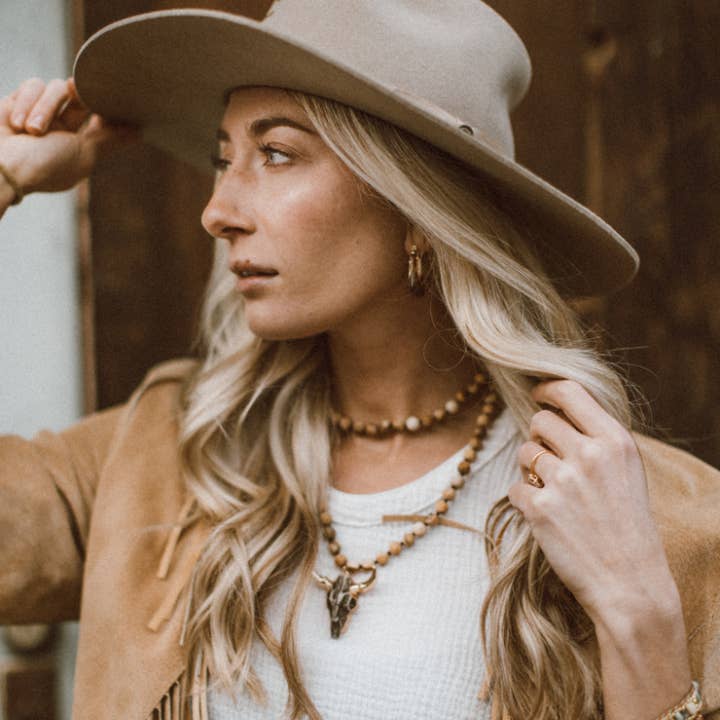 Nya Rose - Wholesale Pendant/Charm Necklace - Texas Horn Pendant6