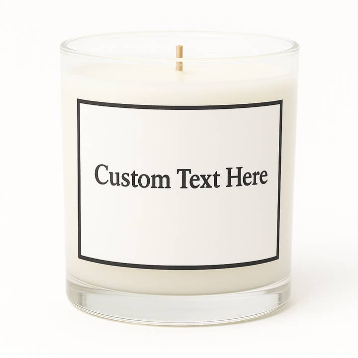 Créez une bougie parfumée personnalisée - Fabriquez votre propre bougie en pot personnalisée et étiquette pour la vente par Wick Scents