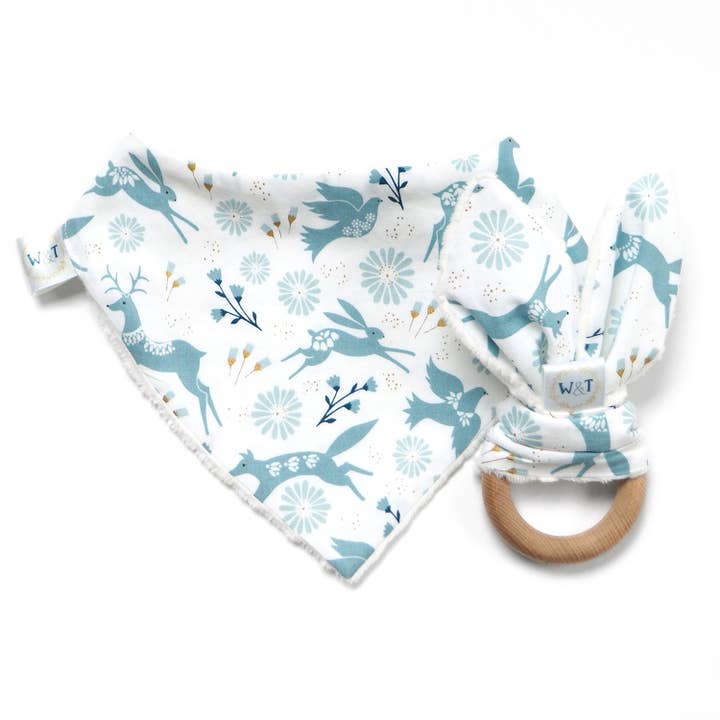 Enchanted Woods Bandana Bib for wholesale by The Wild and the Tame