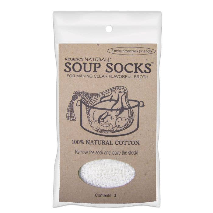 HIC - Harold Import Co. - Wholesale Kitchen Tool/Gadget - Regency Cotton Soup Socks – Set of 2 Stock & Broth Bags0