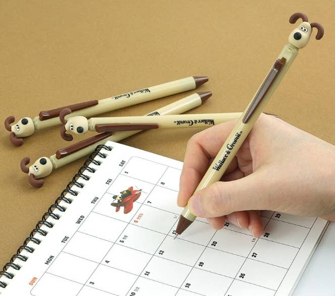 K-Wonderland - Wholesale Pen - Wallace & Gromit Figure Gel Pen 3