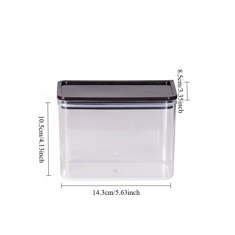 NARWEY INC - Wholesale Food storage container - Square Clear Plastic Food Storage Containers Airtight Pantry0