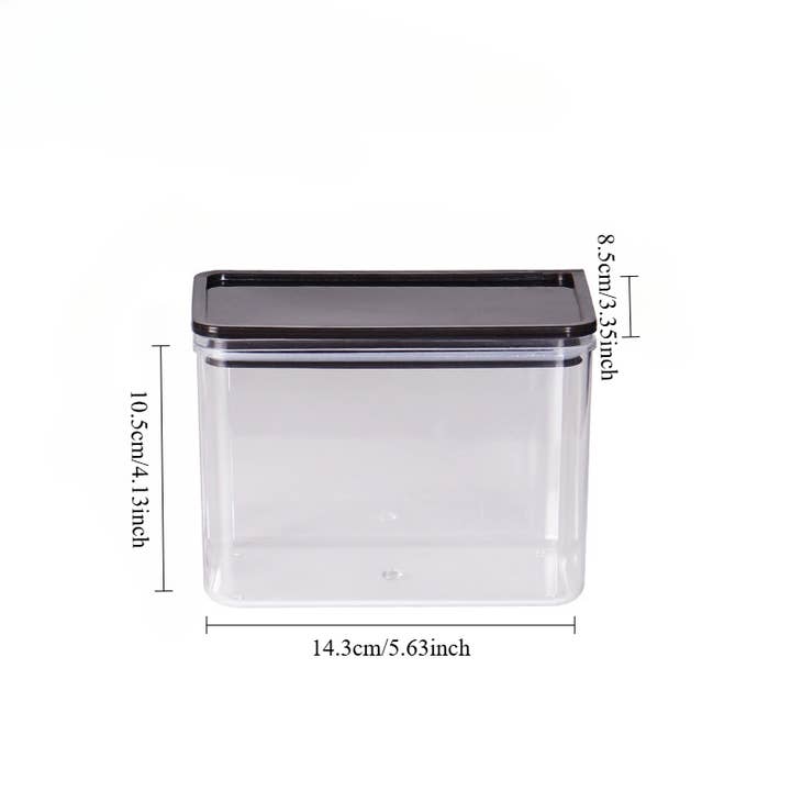 NARWEY INC – wholesale Food storage container – Square Clear Plastic Food Storage Containers Airtight Pantry