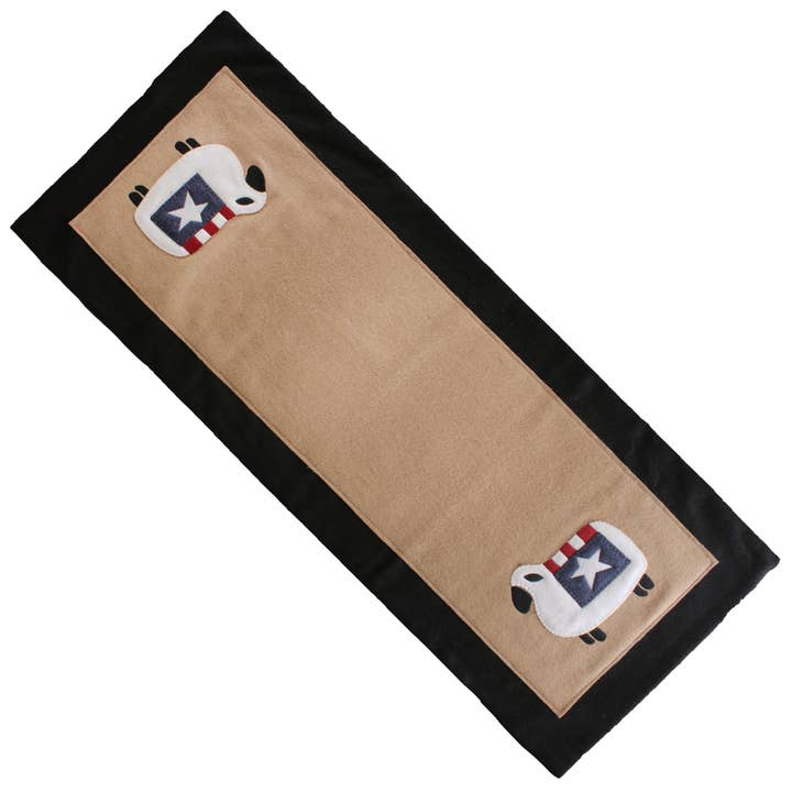 Runner da tavola Liberty in feltro di lana di pecora per la vendita all'ingrosso da parte di Home Collections by Raghu