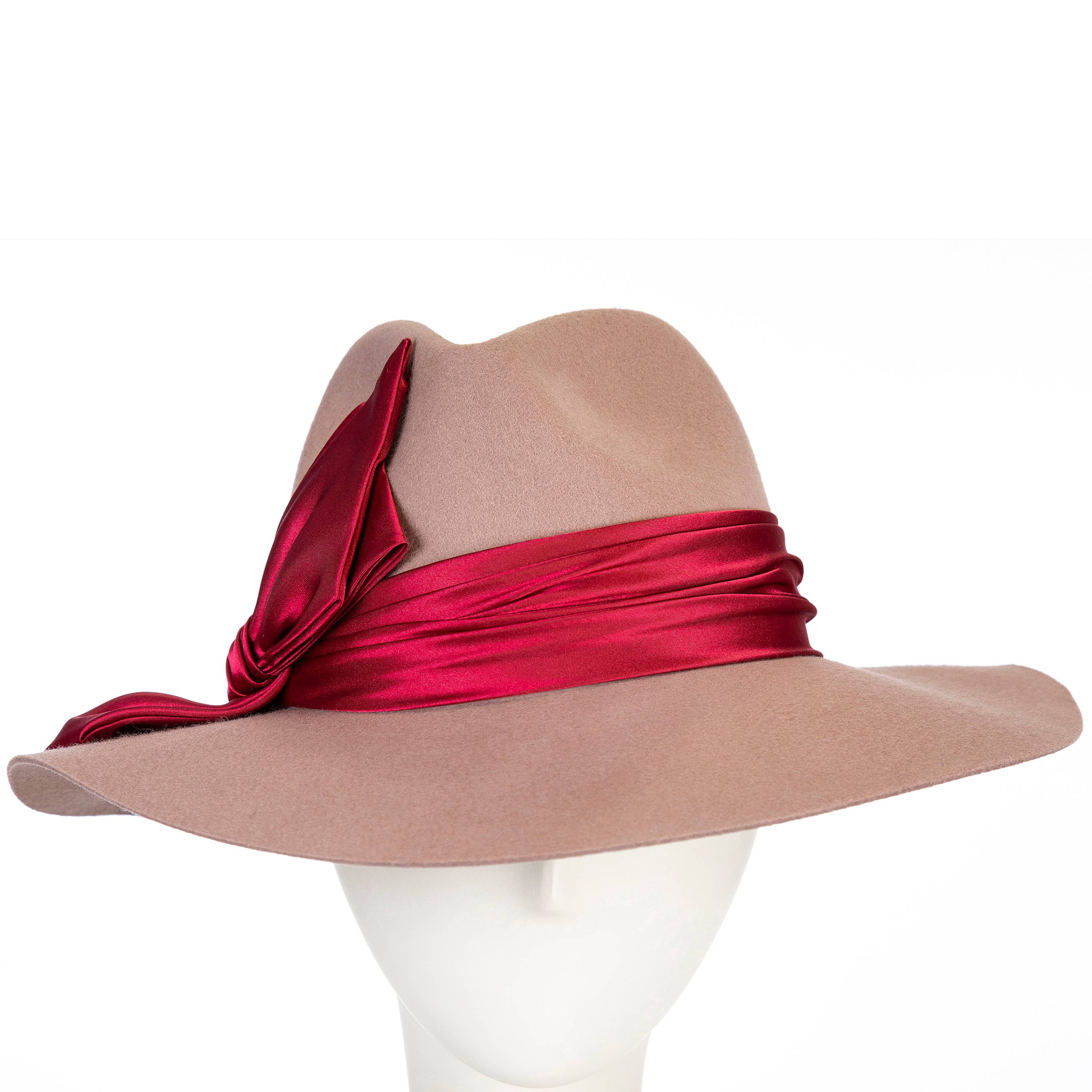 Giovannio – Engroshandel Bucket hat - Dame – Raquel Superior Uldfilt Kvinders Fedora1