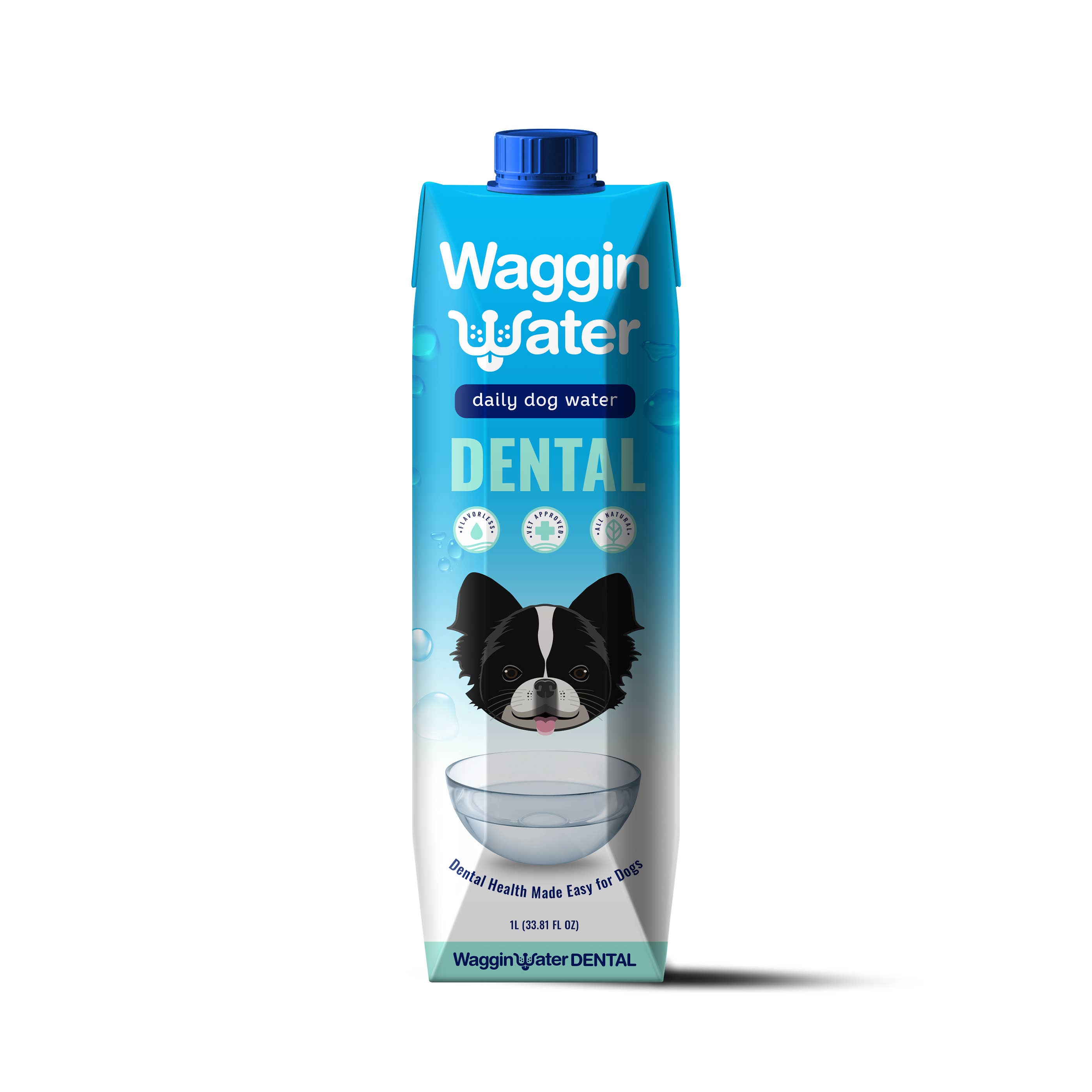 Waggin Water - Wholesale Pet Water Bottle - Dog - Waggin Water DENTAL 1L - Dog Beverage / Topper