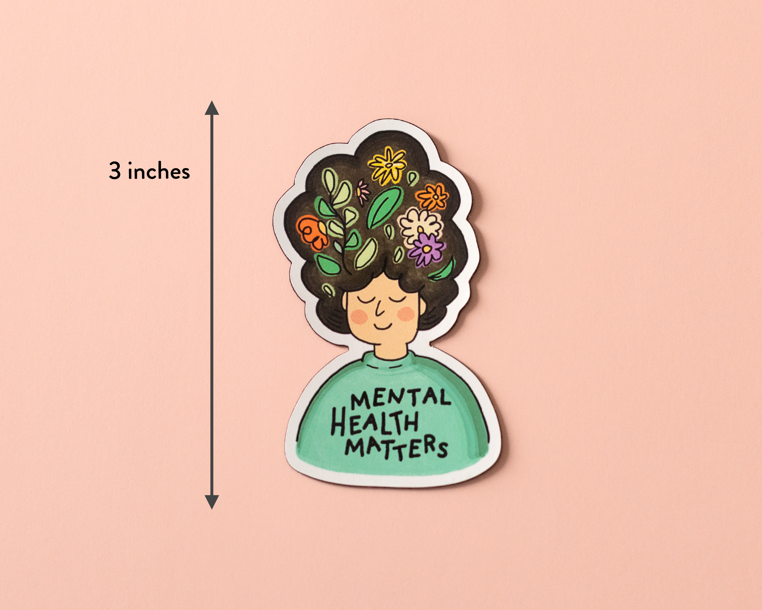 RippleSplash Studio - Wholesale Phone & Laptop Stickers - Mental Health Matters Vinyl Sticker5