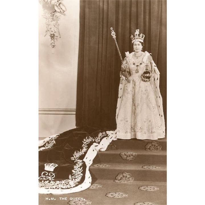 Greeting Card EN-361 Queen Elizabeth for wholesale by Found Image Press
