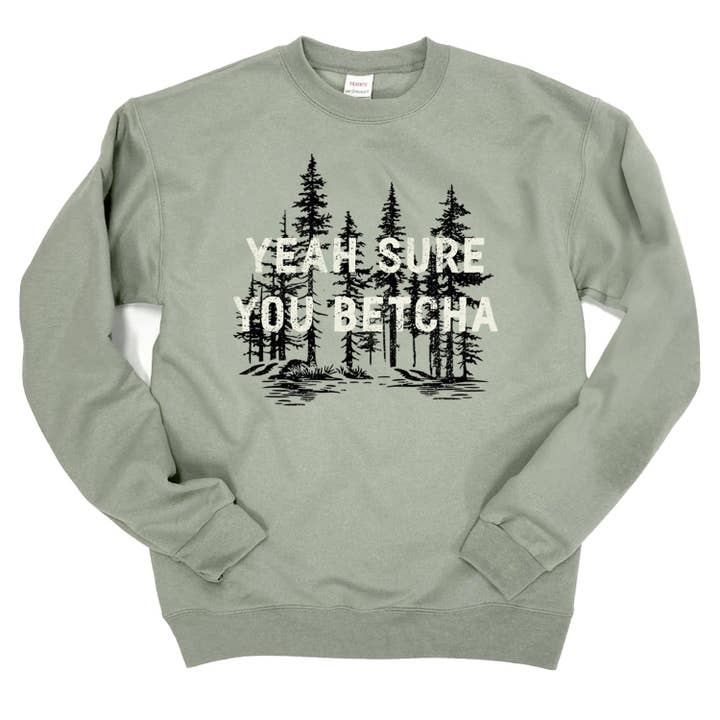 Yeah Sure Crewneck for wholesale by 218 Clothing + Gift