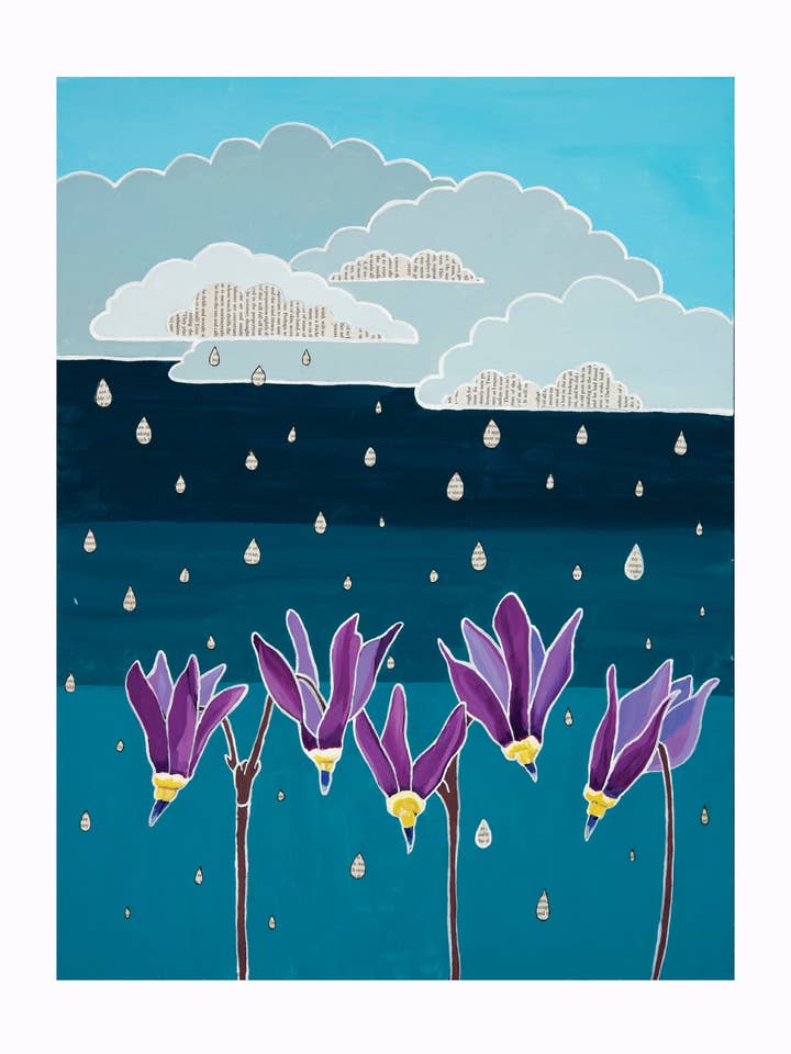 Shooting Stars Art Print for wholesale by Blue Desk Art