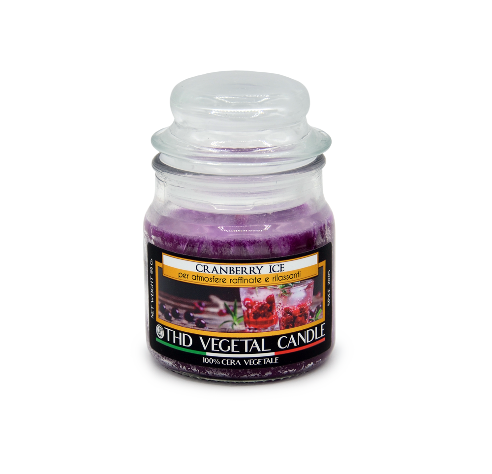 Thd Tophouse – wholesale Jar/filled candle – THD Vegetal Candle 95 g Cranberry 6/600