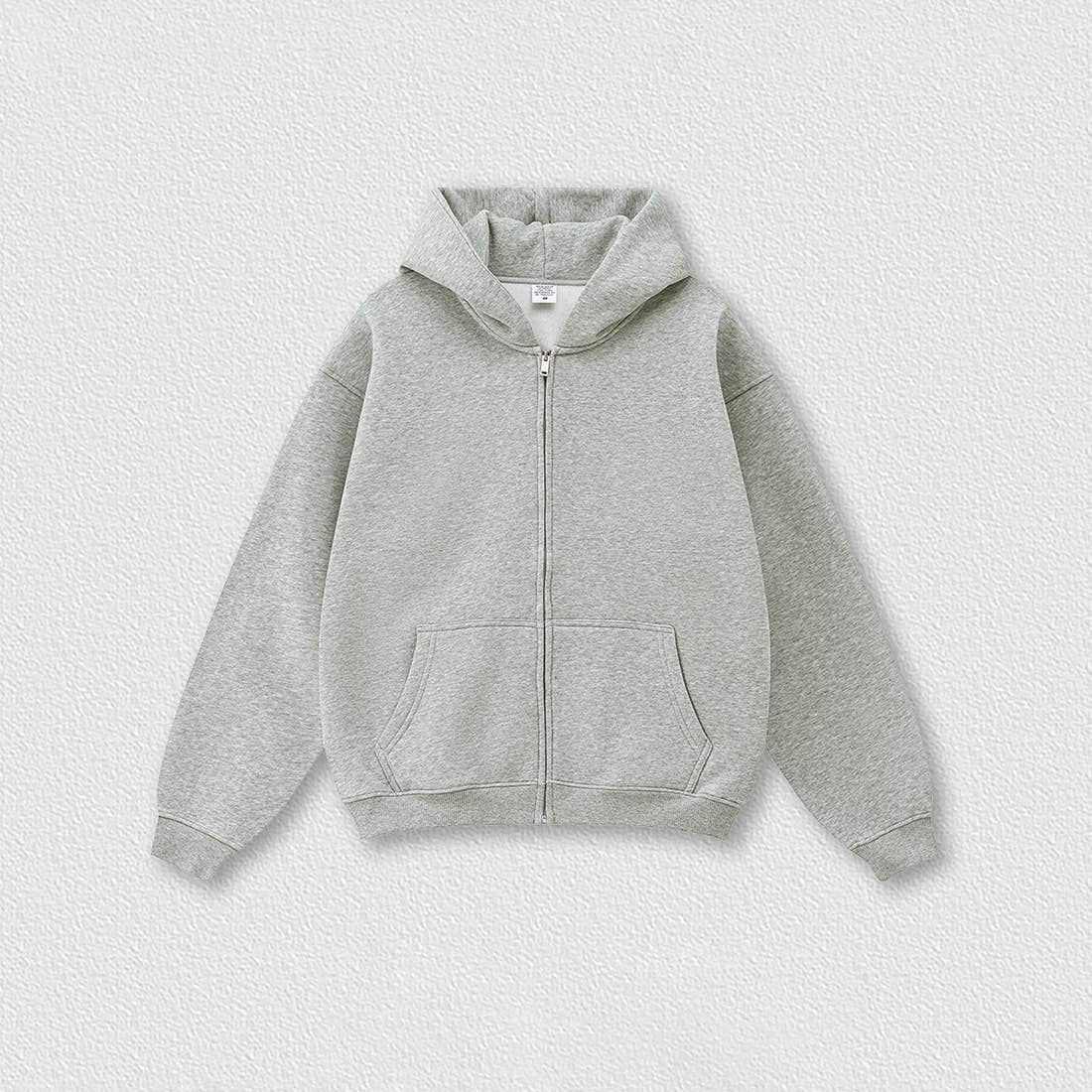 Sodalemon – Hoodie – Mulher por atacado – Casaco de malha com capuz e fecho de correr, de corte largo.3