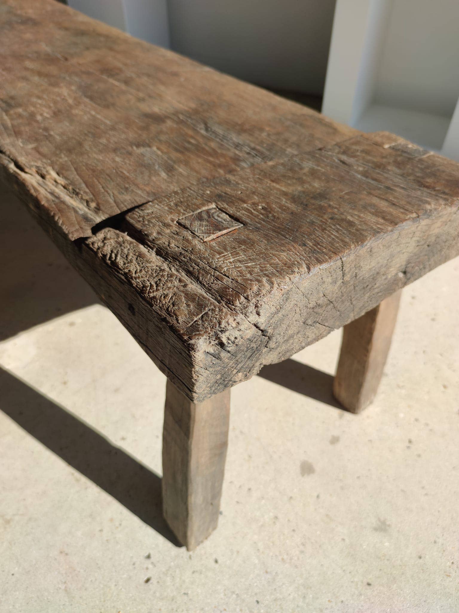 Office Objets - Wholesale Bench - Very large antique teak bench H:50cm L:2m0689