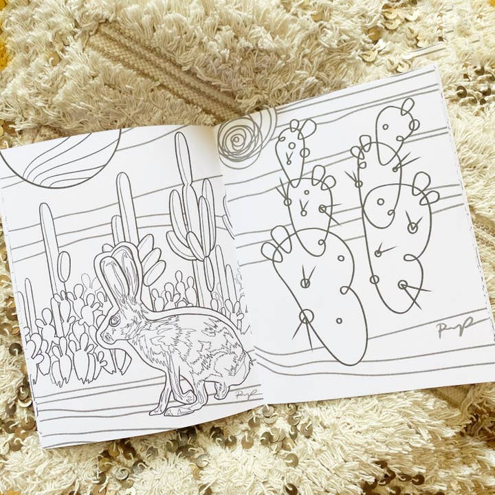 Paige Poppe Art - Wholesale Coloring Book - Adult - "We Stick Together" Coloring Book4