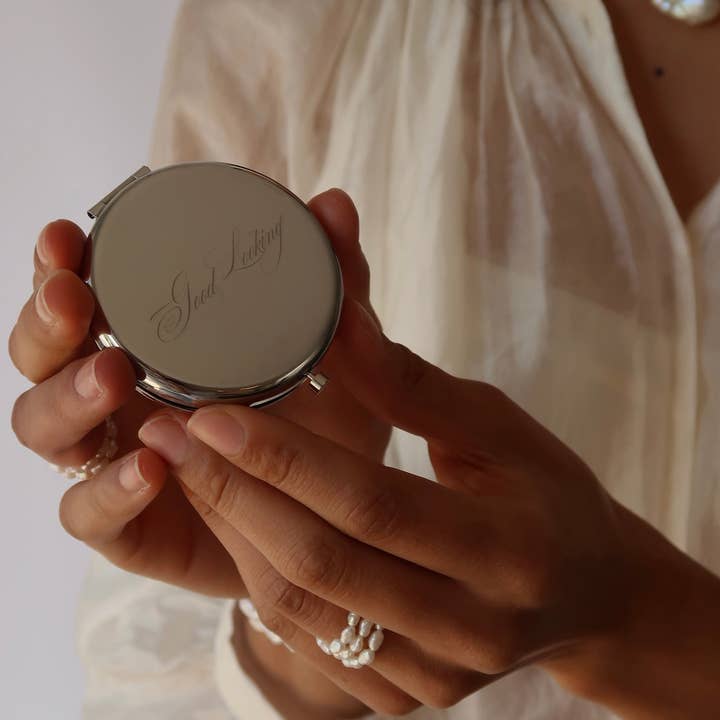 Engraved Compact for wholesale by May Martin