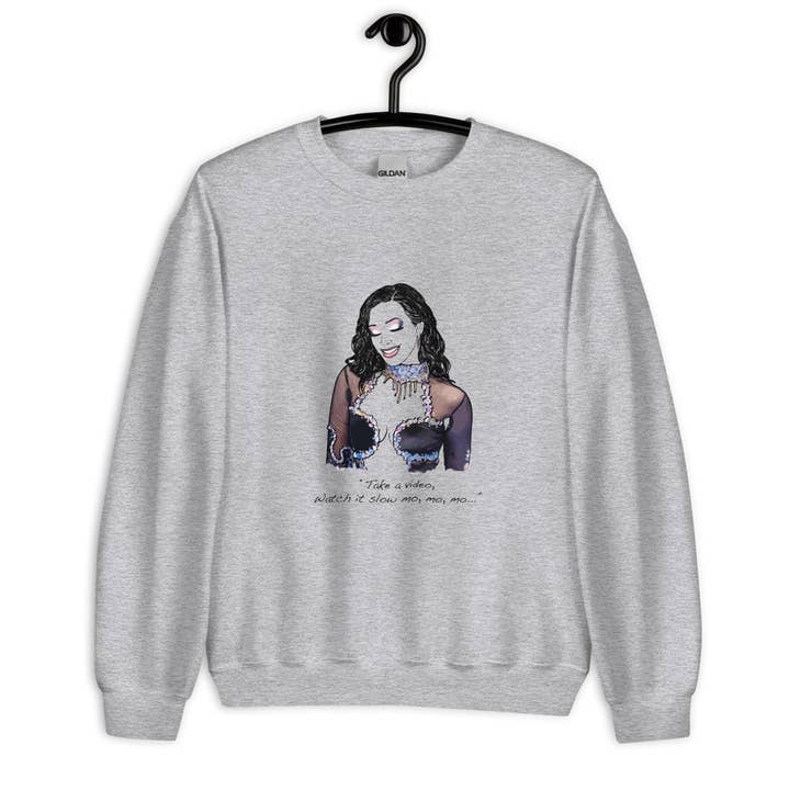 El loco del Pelo Rizo - Vente Sweat-shirt à imprimés – femme - Sweatshirt épais et chaud « Slow mo » Chanel