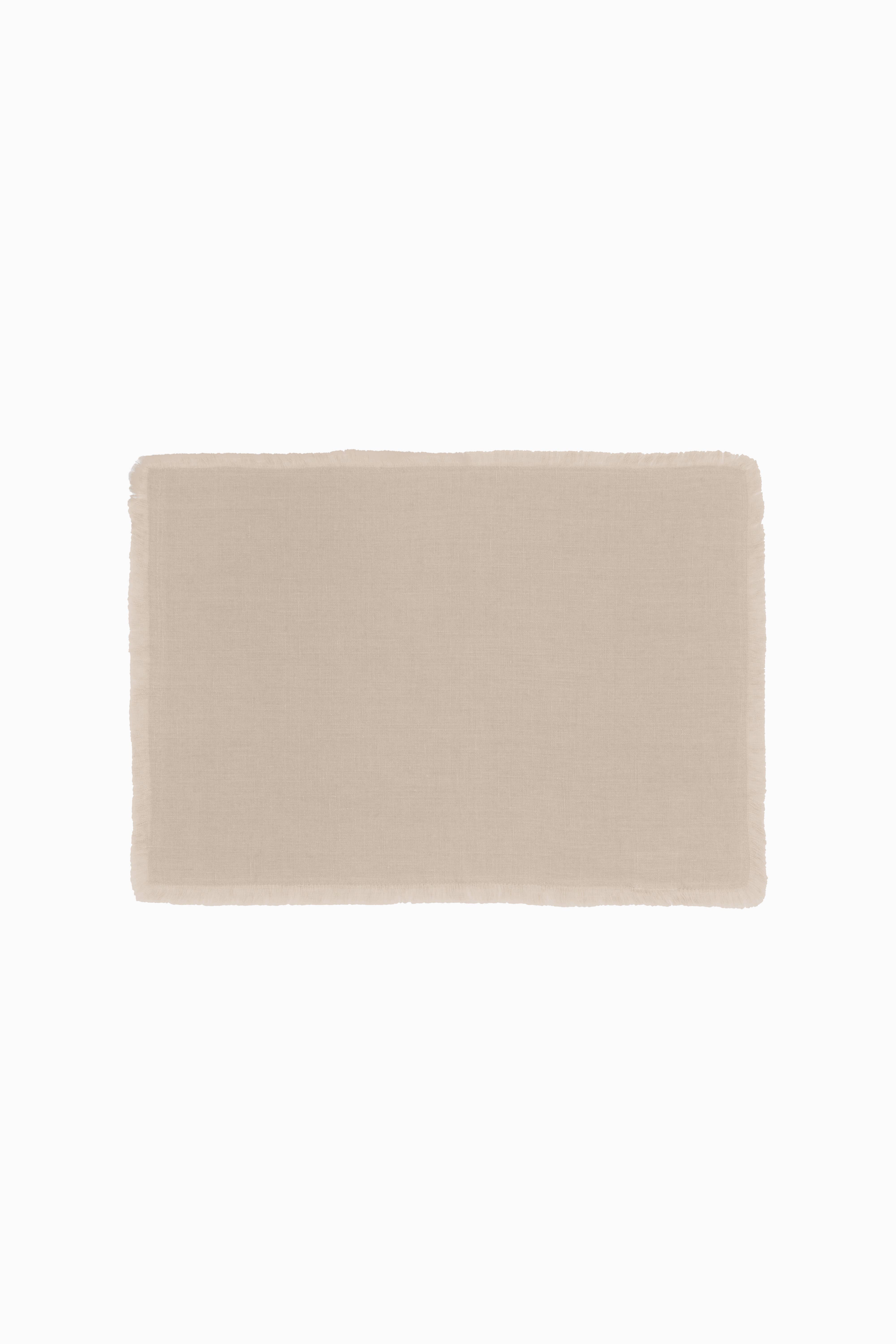 Live Linen – wholesale Placemat – Fringed Linen Placemat – Dining4