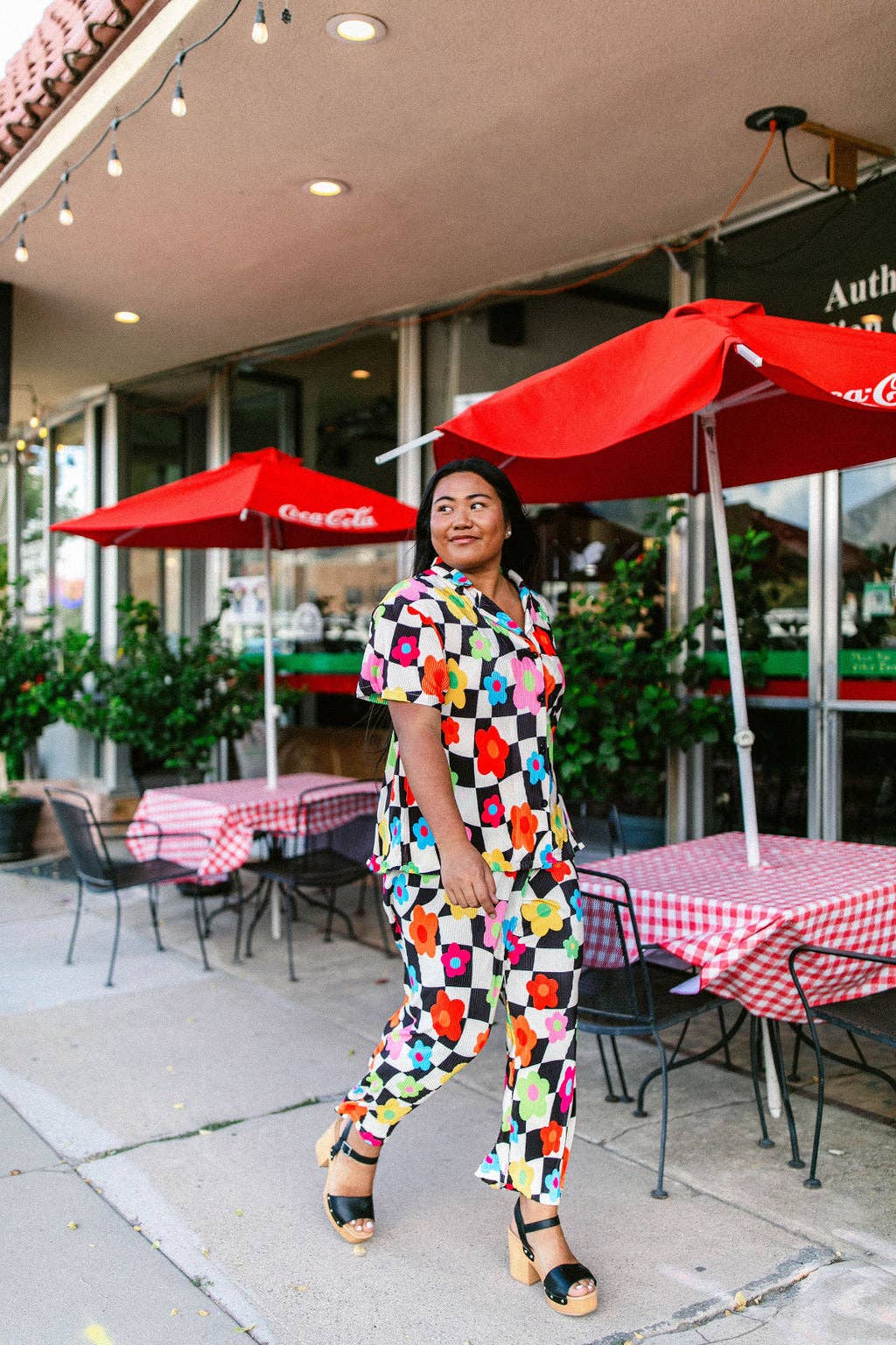 Taby Originals – wholesale Set med topp och byxa – Dam – TABY ORIGINAL: In My Blooming Era Plisse Set I STORLEKAR XS-5X***1