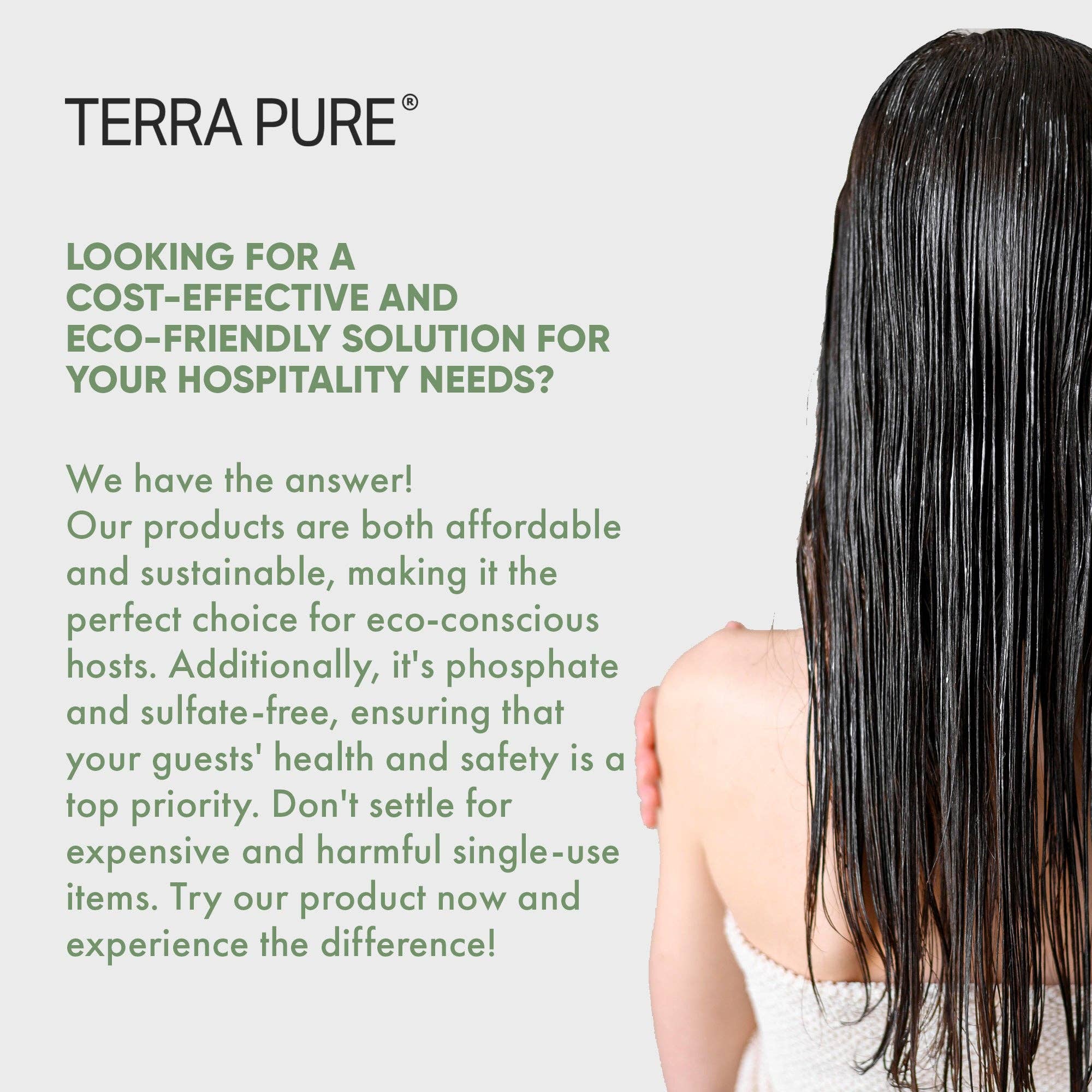 Diversified Hospitality Solutions - Wholesale Hair Conditioner - Terra Pure Hotel Conditioner | Four Gallons | Designed to Refill Soap Dispensers | by Terra Pure (Set of 4)4