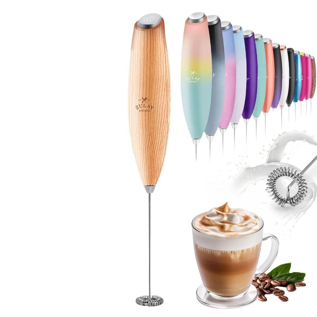 Zulay Kitchen - Wholesale Kitchen Tool/Gadget - Powerful Handheld Milk Frother - No Stand12
