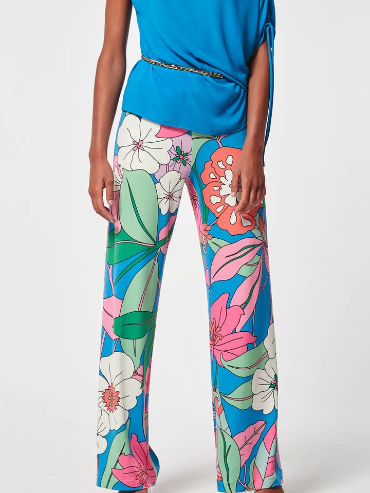 Iwira Printed Knit Pants for wholesale by OKY