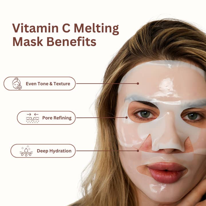 Maskeraide - Wholesale Skincare Face Mask - Vitamin C Melting Mask | Hydrogel Mask