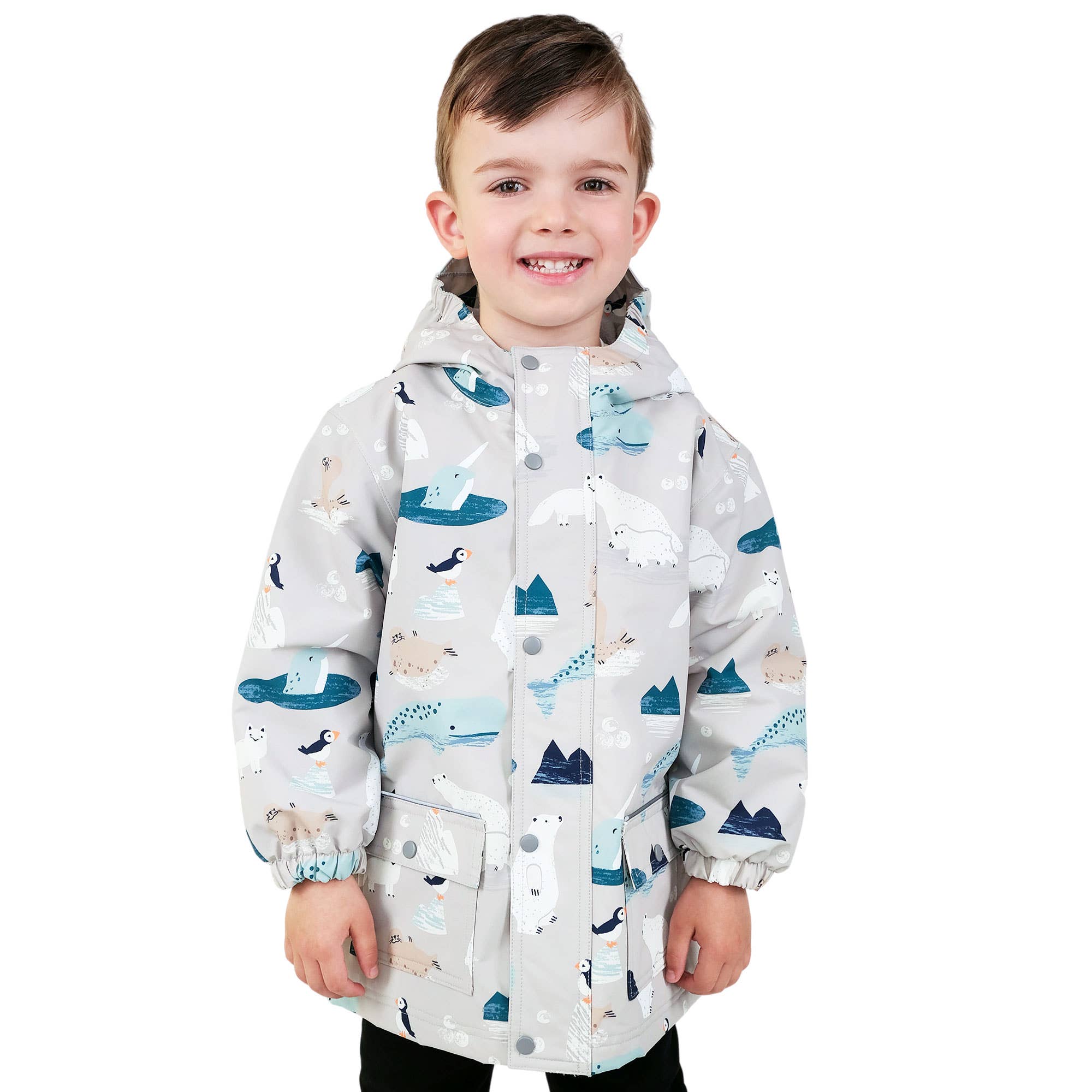 Jan & Jul - Wholesale Raincoat - Kids - Polar Pals | Cozy-Dry Waterproof Jacket0